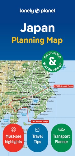 Lonely Planet Japan Planning Map...
