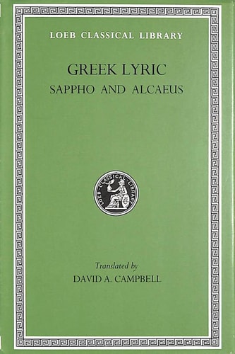 Greek Lyric, Volume I
