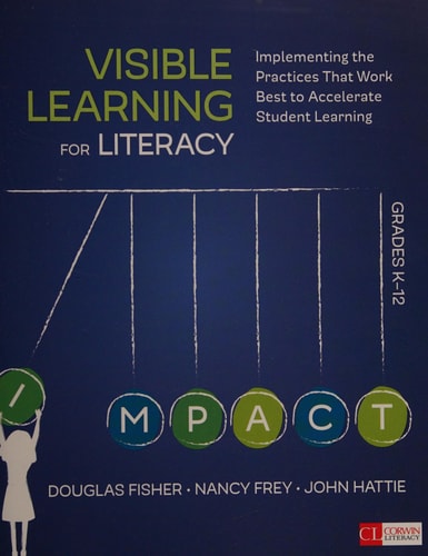 Visible Learning for Literacy, Grades...