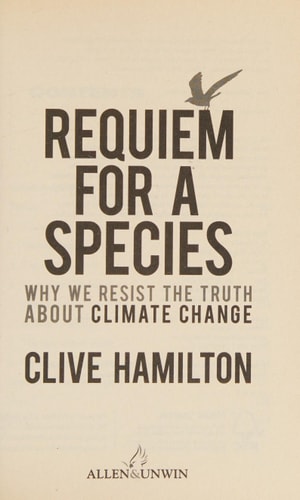 Requiem for a Species