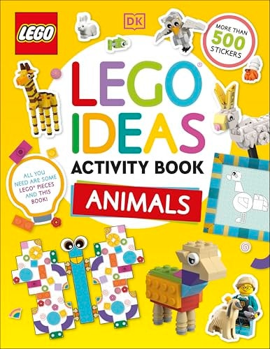 LEGO Ideas Activity Book Animals: Packed with LEGO Building and Sticker Activities and Fun Facts. With 400 Stickers!